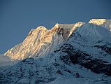 12 Annapurna III Close Up Just After Sunrise From Manang 
